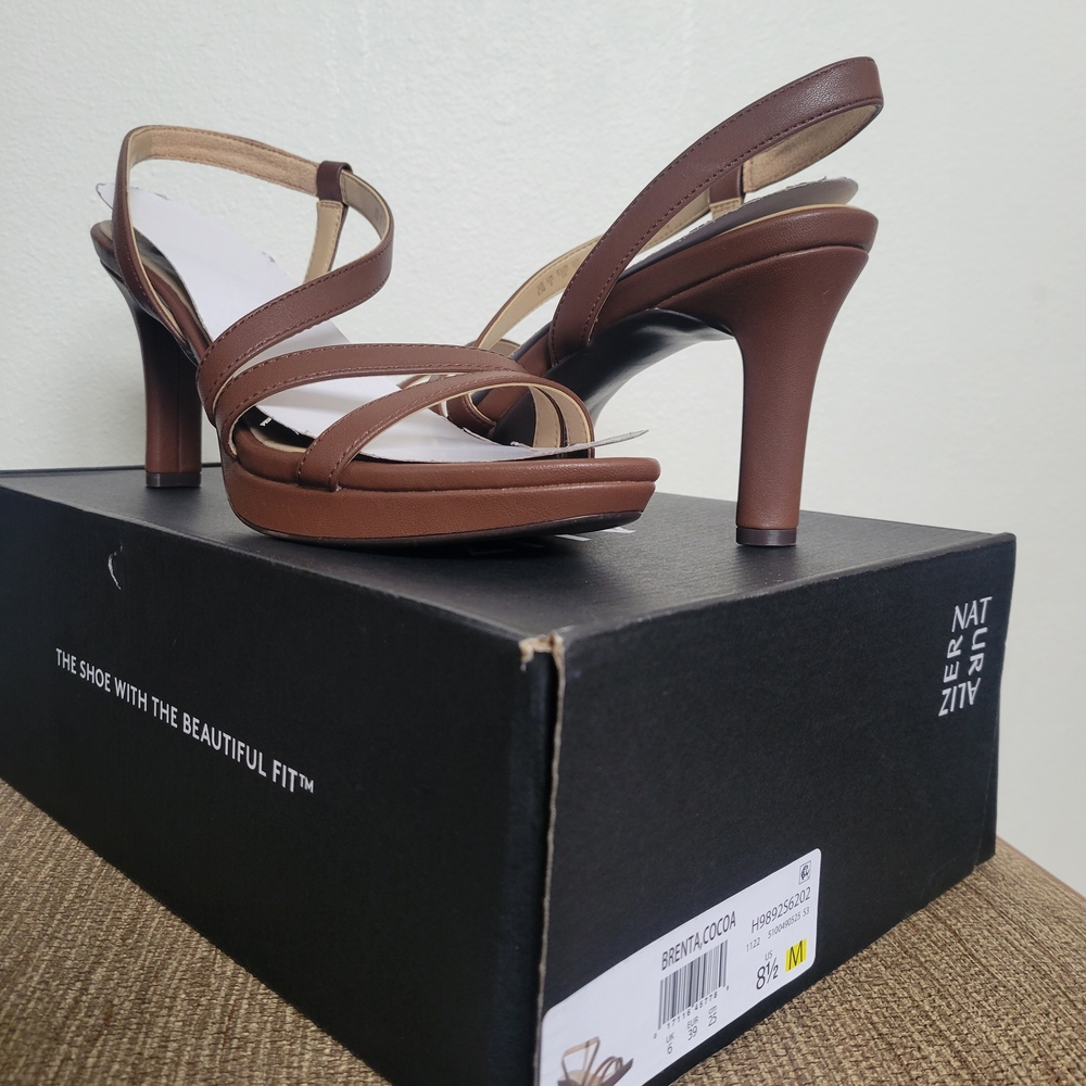 Naturalizer Women's Cocoa Heeled Sandals